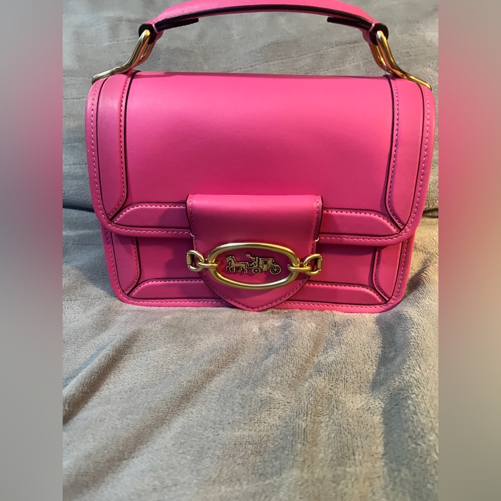 Coach hero bag in petunia pink